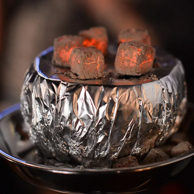 Customized Logo Accepted 8011 Shisha Aluminium Foil Roll with Hole and Cutting Line