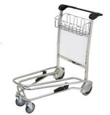 BSCI approved Brake Airport Luggage Trolley, Airport Trolley Airport Passenger Baggage Luggage Shopping Cart Trolley