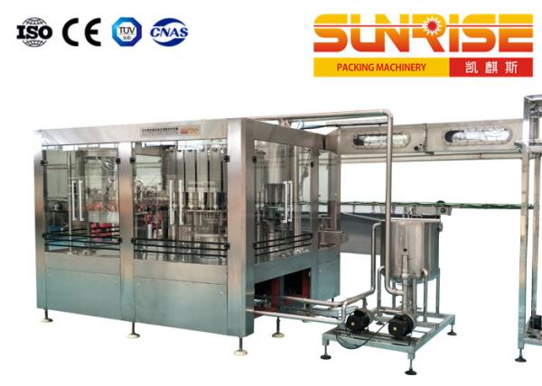 Quality Washing Capping Fruit Juice Filling Machine 24 Rinsing Heads for sale