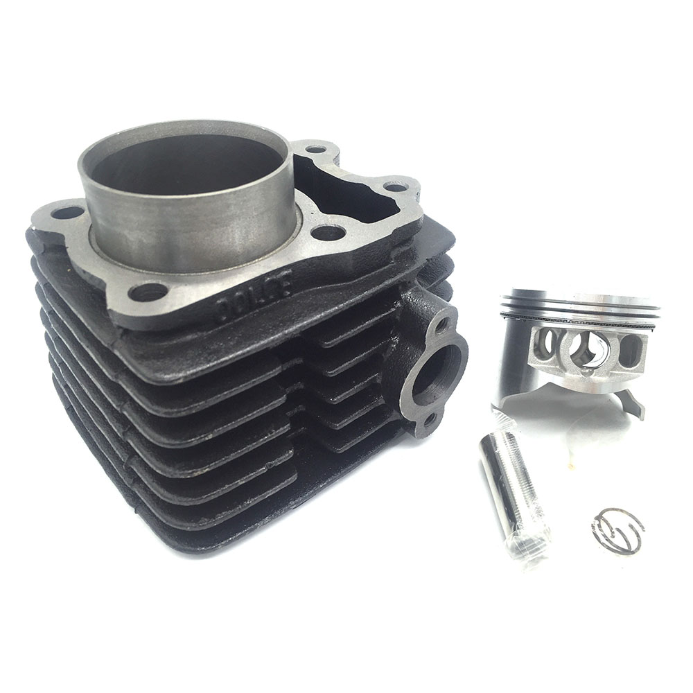 Motorcycle Liner Engine Block Cylinder Kit Good Performance Bajaj BACT100 Black Color