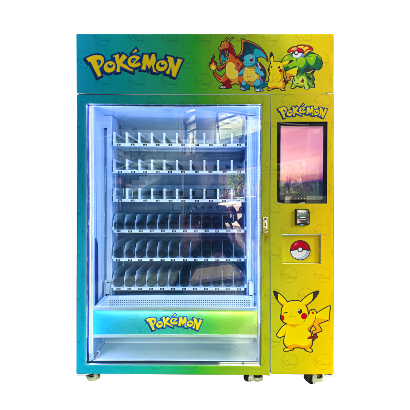 TCG Pokemon Vending Machine Equipped with Multiple Payment Methods and Advanced
