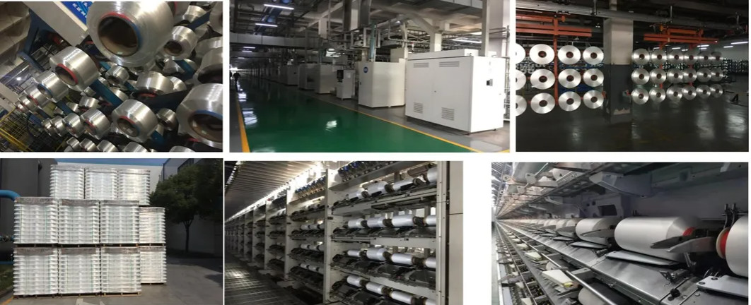 Full Dull 30-260D Polyester FDY Yarn Cartepillar Type High Strength