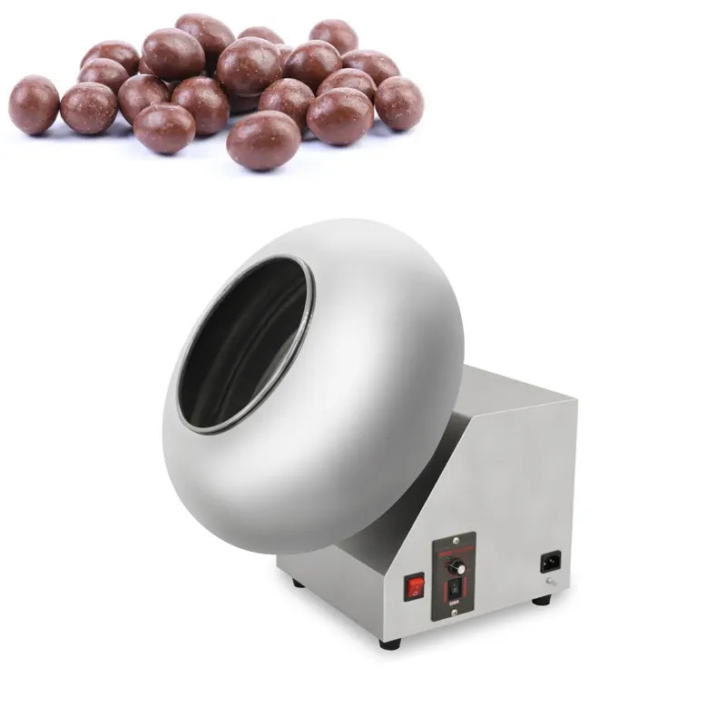 Candy Chocolate Ball Coating Pan Automatic Food Processing Machine 46r/Min