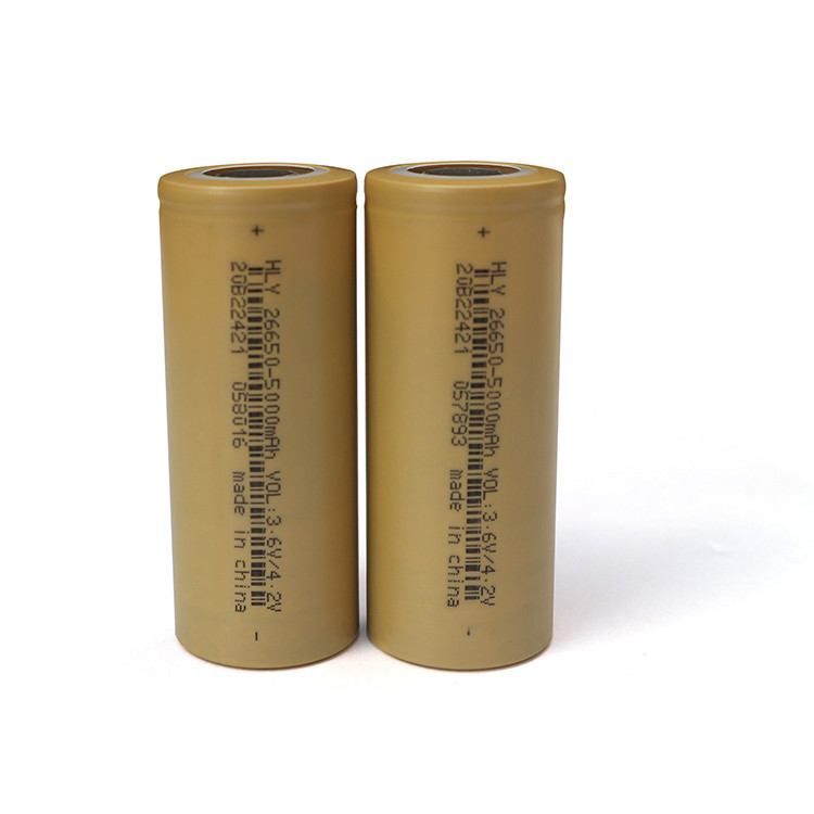 Deep Cycle Cylindrical 26650 Battery 5000mAh , 3.6V Lithium Ion Battery Cell