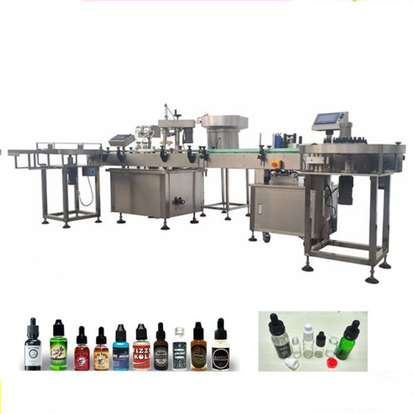 5-35 Bottles/Min Electronic Liquid Filling Machine 10ml - 60ml Filling Volume
