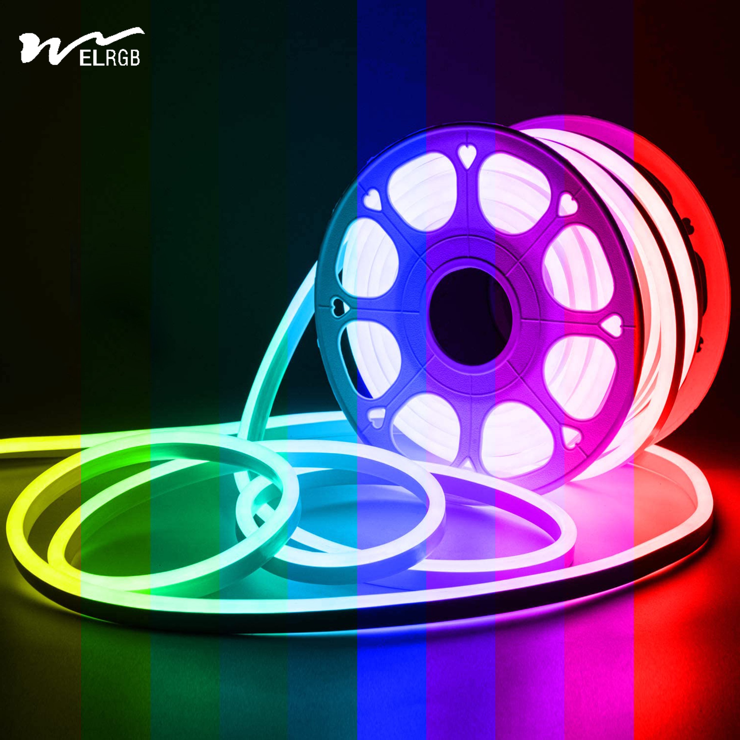 1.64ft/0.5m 2700k Led Strip Dimmable Led Rope Lighting 120V Indoor Outdoor