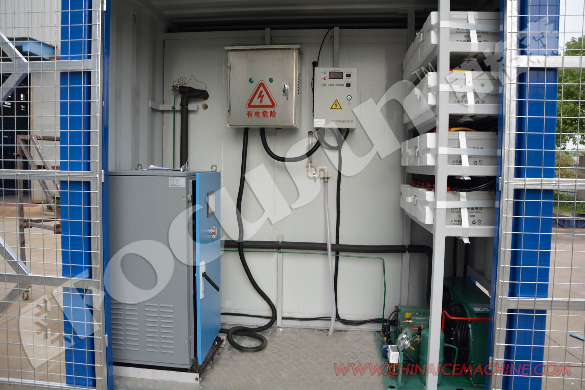 Video Outgoing-Inspection Provided 20GP Solar Powered Cold Room with R404A Refrigerant