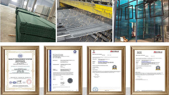 Clear Vu 358 Welded Mesh Security Fence Powder Coated Garden With Spike 2 X 2.5m