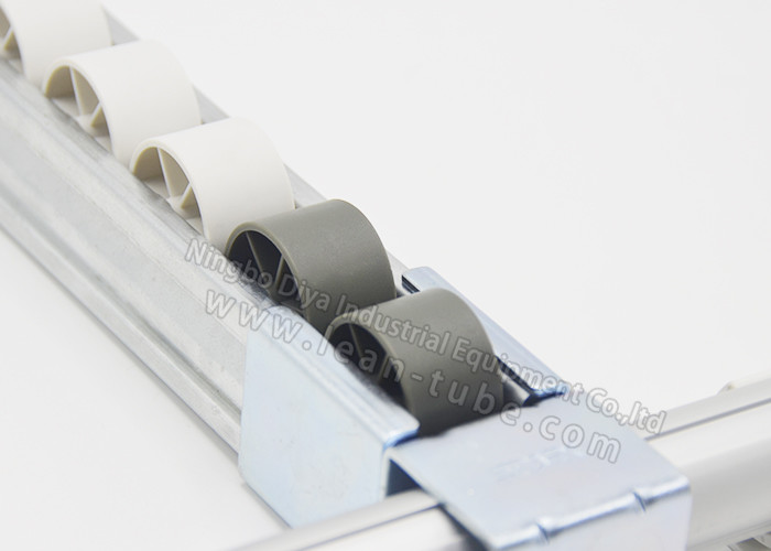 DY03 Assemble Line Roller Track Conveyor And Small Roller Track Yellow Color