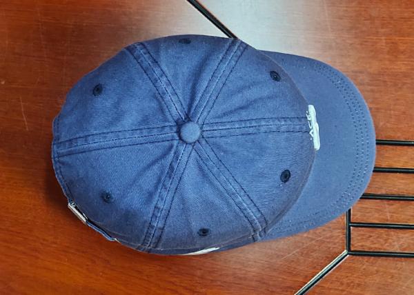 Sublimation Washed Blue Metal Buckle Sports Dad Hats Light Blue Color