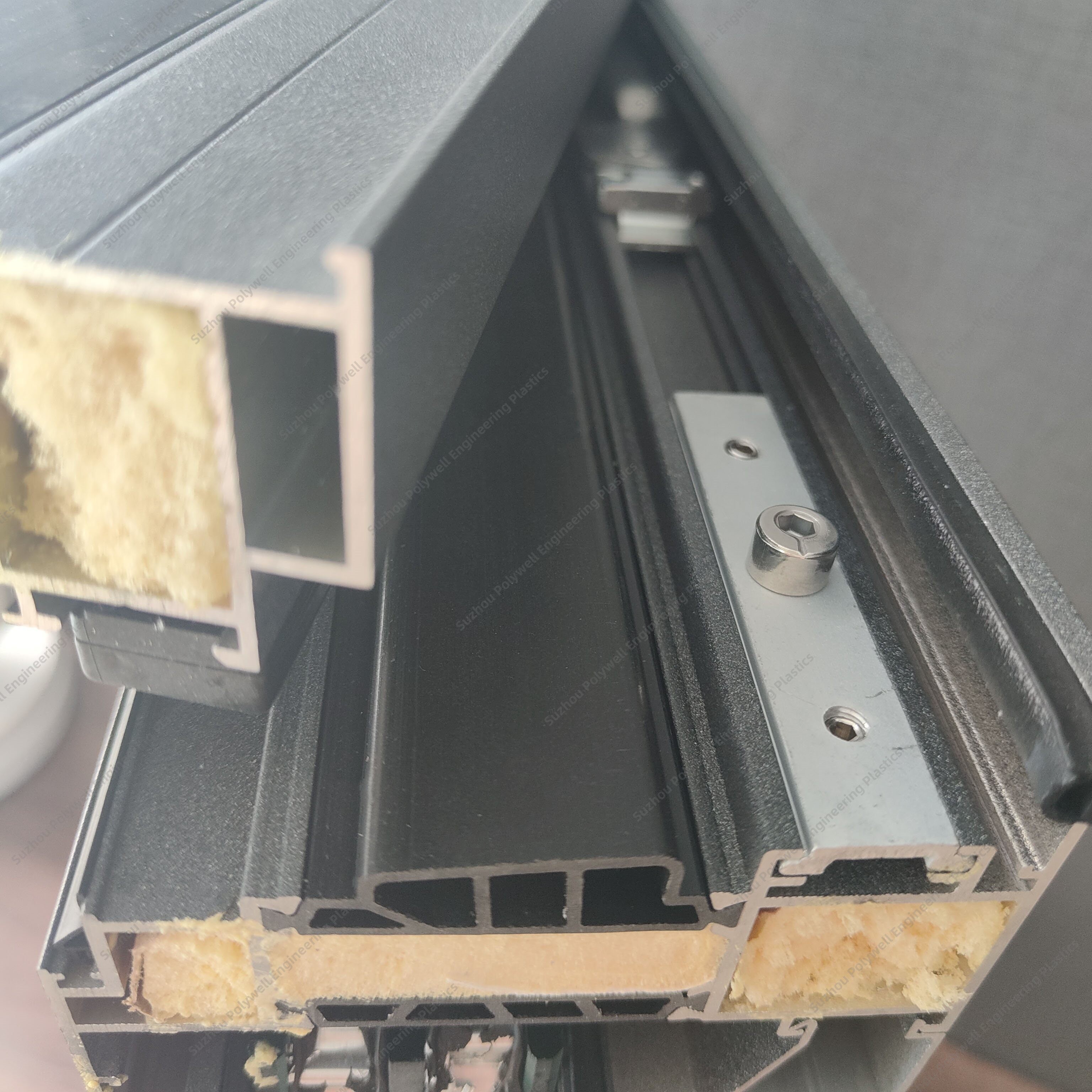 Double Glazed Aluminum System Windows 7m With Thermal Break Strip Inserted