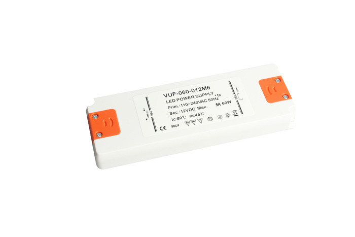 EMC 12V 5A Ultra Thin LED Driver IP20 Lightweight For Strip Lights