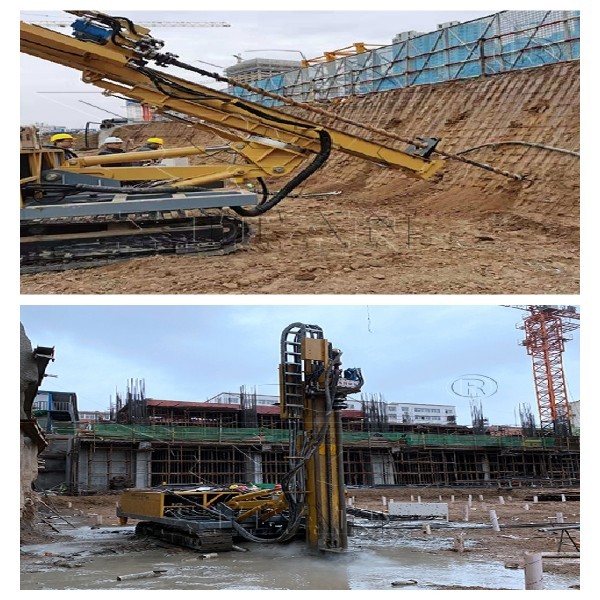 China Supplier  200m Drilling Depth Construction Drilling Rigs for Anti-floating Anchorage  in Thailand for Sale