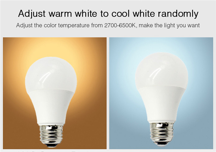 E27 10W Smart Speaker App Controlled Light Bulbs Built - In WiFi Module