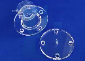 Buy cheap Clear Fused Quartz Tube Flange For Laboratory product