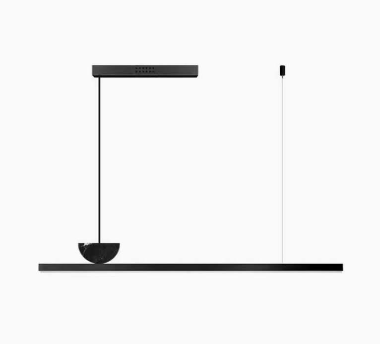Direct sales new style all-copper bar minimalist strip lamp restaurant marble modern smart all-copper designer office