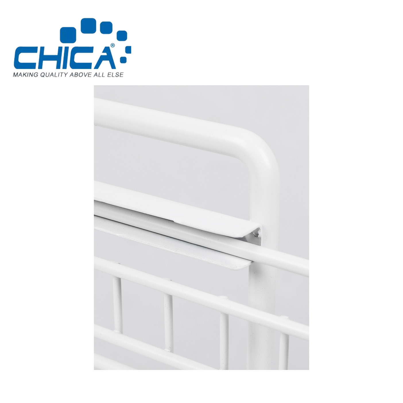 White Color 2 Tiers Kitchen Fridge Storage Rack Black Color 37.4x21.9x44cm Fridge Rack Accessories of Kitchen Sink
