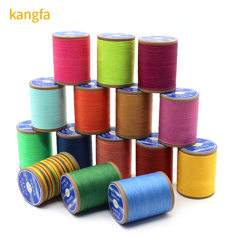 High Temperature Resistant Durable Leather Flat Waxed Thread for DIY Handicraft Tool