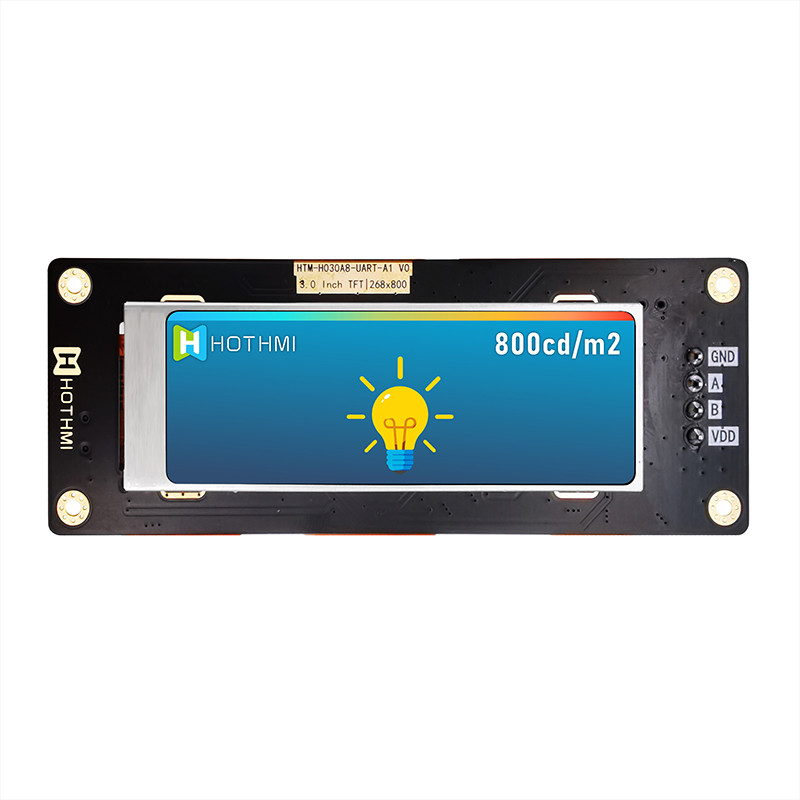 3.0 Inch Uart TFT LCD 268x800 Display TFT Module Panel With LCD Controller Board