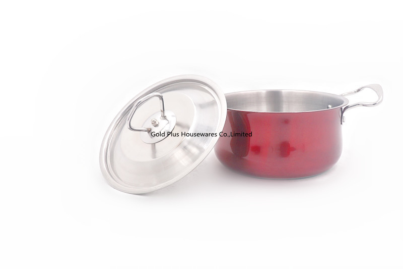 6pcs 20cm Stainless Steel Casserole Hot Pot Insulated Food Warmer