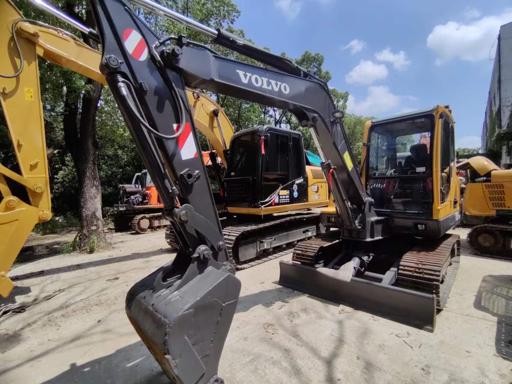 Used VolvoEC55B Pro Excavator 2021 Model 3200 Working Hours 38.8 KW in Sweden
