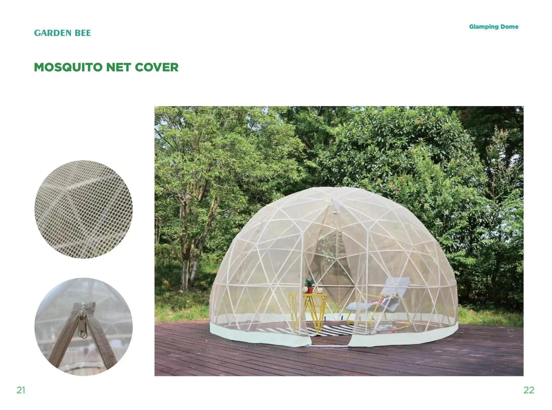 Customized Logo 2.9m Igloo Dome Tent Transparent PVC For Garden House