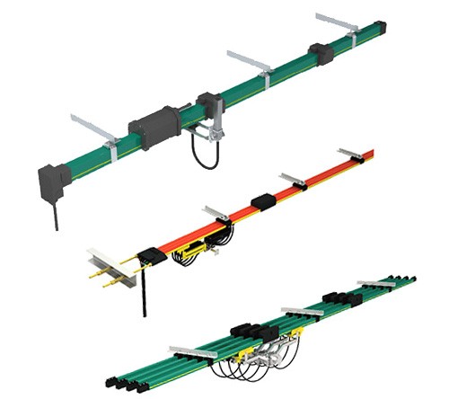 Enclosed Overhead Rigid Conductor Rail System Crane Steel Power Rail