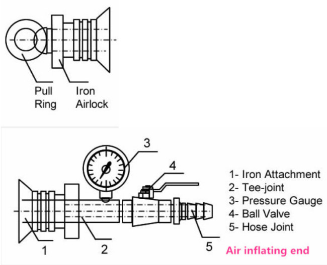Boat Launching Docking Heavy Lifting Airbags CCS Concrete Building Moving Air Bags