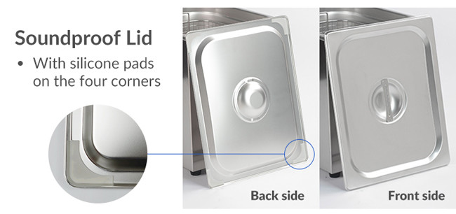 High Durability Digital Ultrasonic Cleaner 300 * 155 * 150MM Tank 40kHz