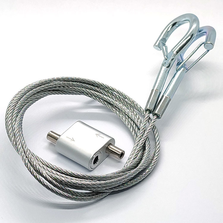 Adjustable Wire Holder Cable Looping Gripper Linear Hanging Systems For HVAC Ducting