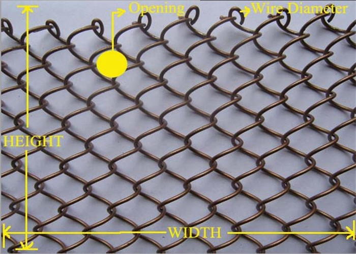 1.2mm 5*5mm Decorative Metal Coil Curtain Product for Home Decor