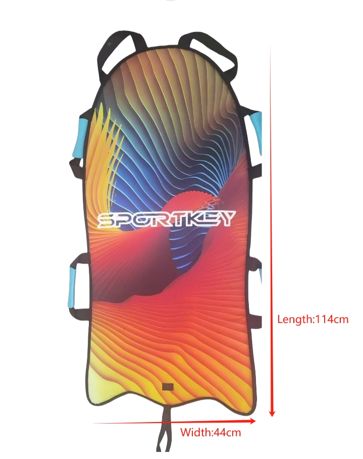 Foldable Snow Kick Scooter Sledge Snow Sleds for Kids Customize Item Size 114*44cm