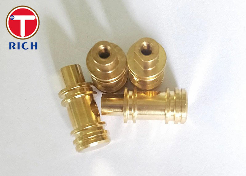 Non Standard CNC Brass Parts For Nut Sleeve Milling Processing
