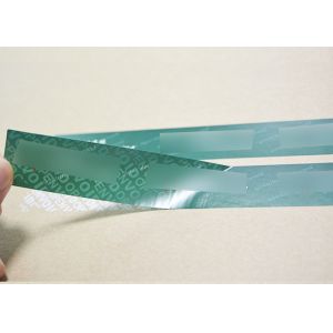 Adhesive warranty void tamper evident transfer label box seal