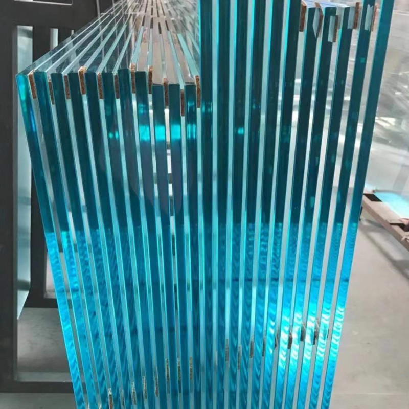 Solid Low Iron Tempered Glass , Customized Ultra Clear Glass For Building