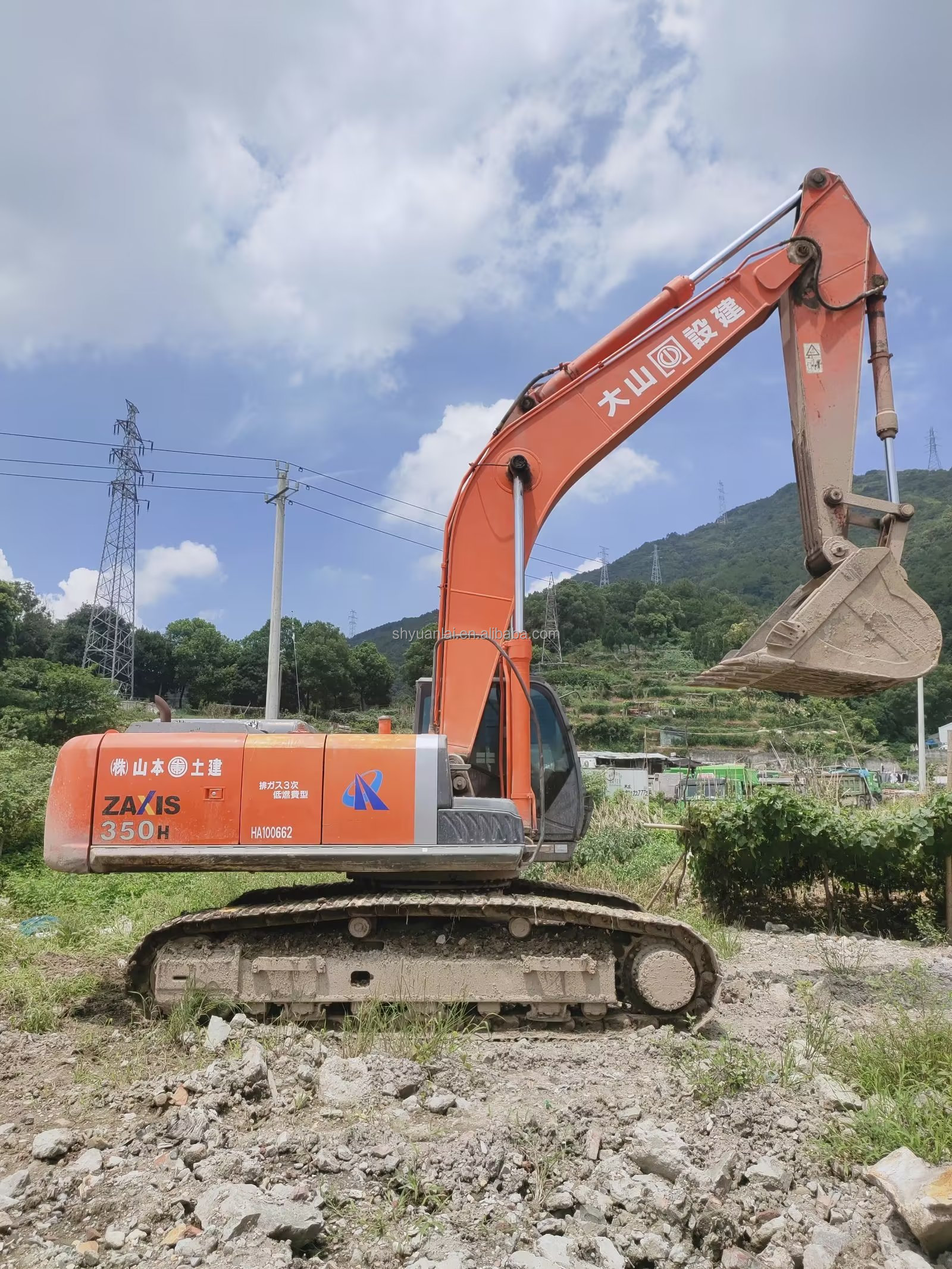 Hitachi ZX350 Used Hydraulic Crawler Excavator with Original Hydraulic Pump in Japan