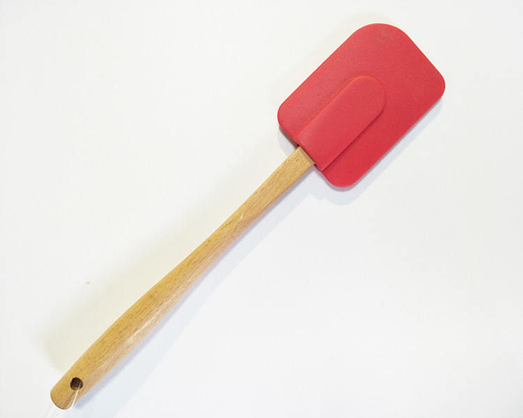 4 Piece Spatula Set - Colorful Silicone Rubber Baking Spatulas Nonstick BPA Free Dishwasher Safe