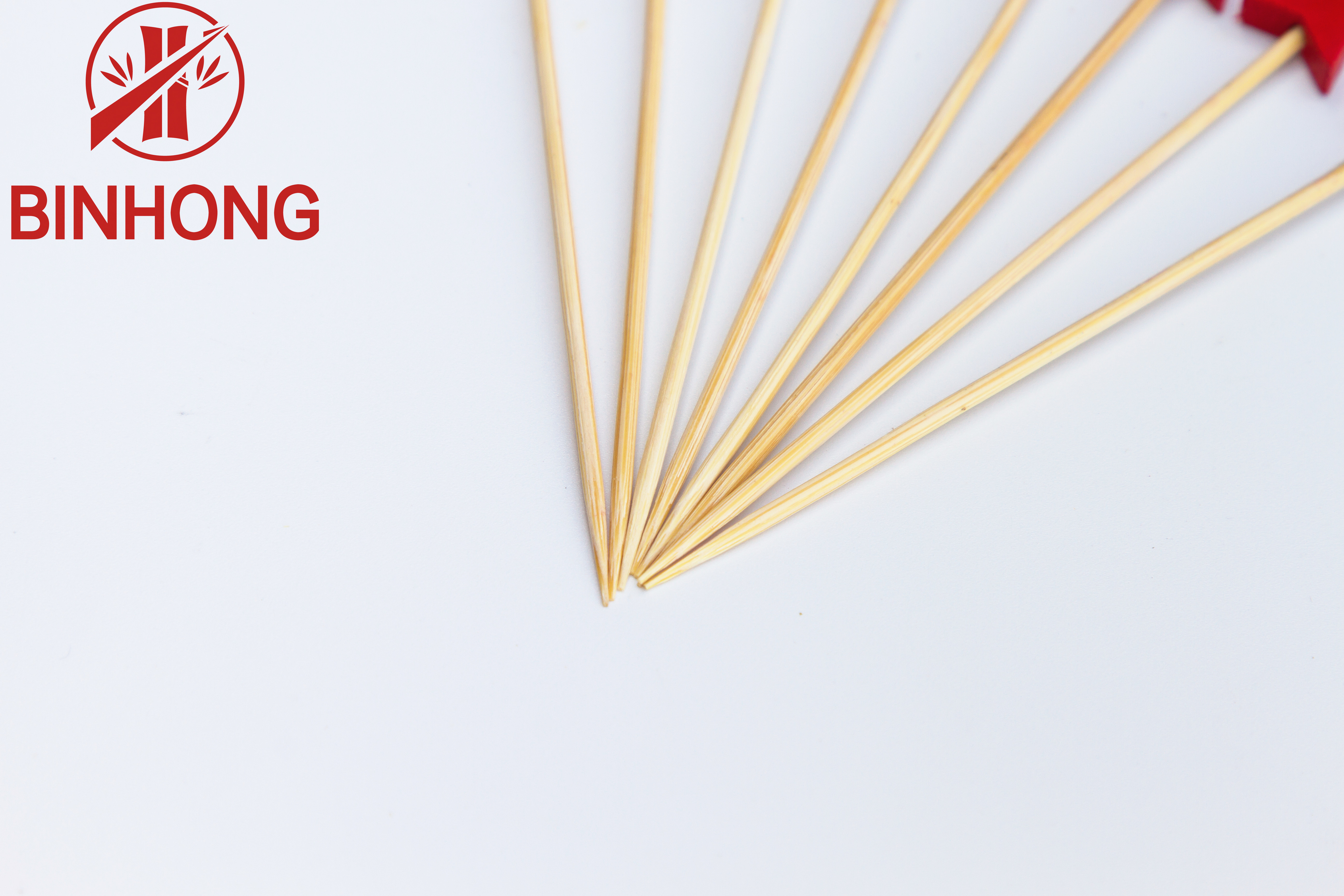Decoration Natural Bamboo 15CM Beaded Toothpicks