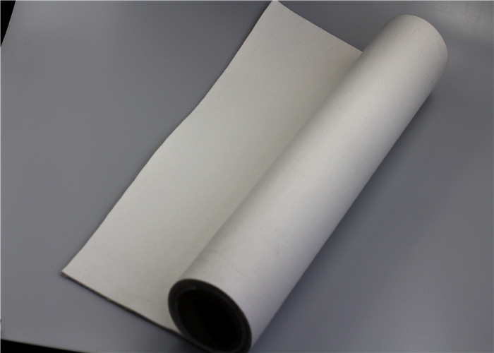 White Polyester Filter Material Excellent Tear Resistance Flawless Finish Soft Texture