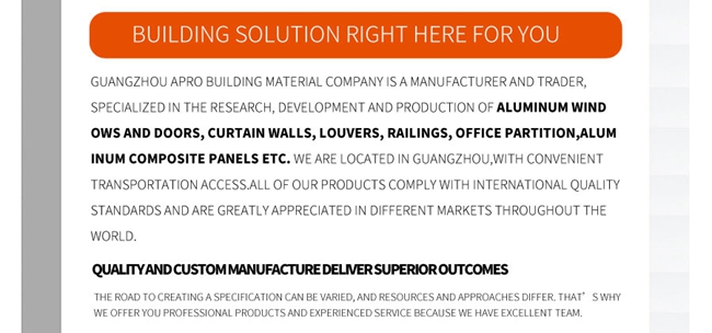 Apro Aluminium Doors and windows Factory-Who We Are 1