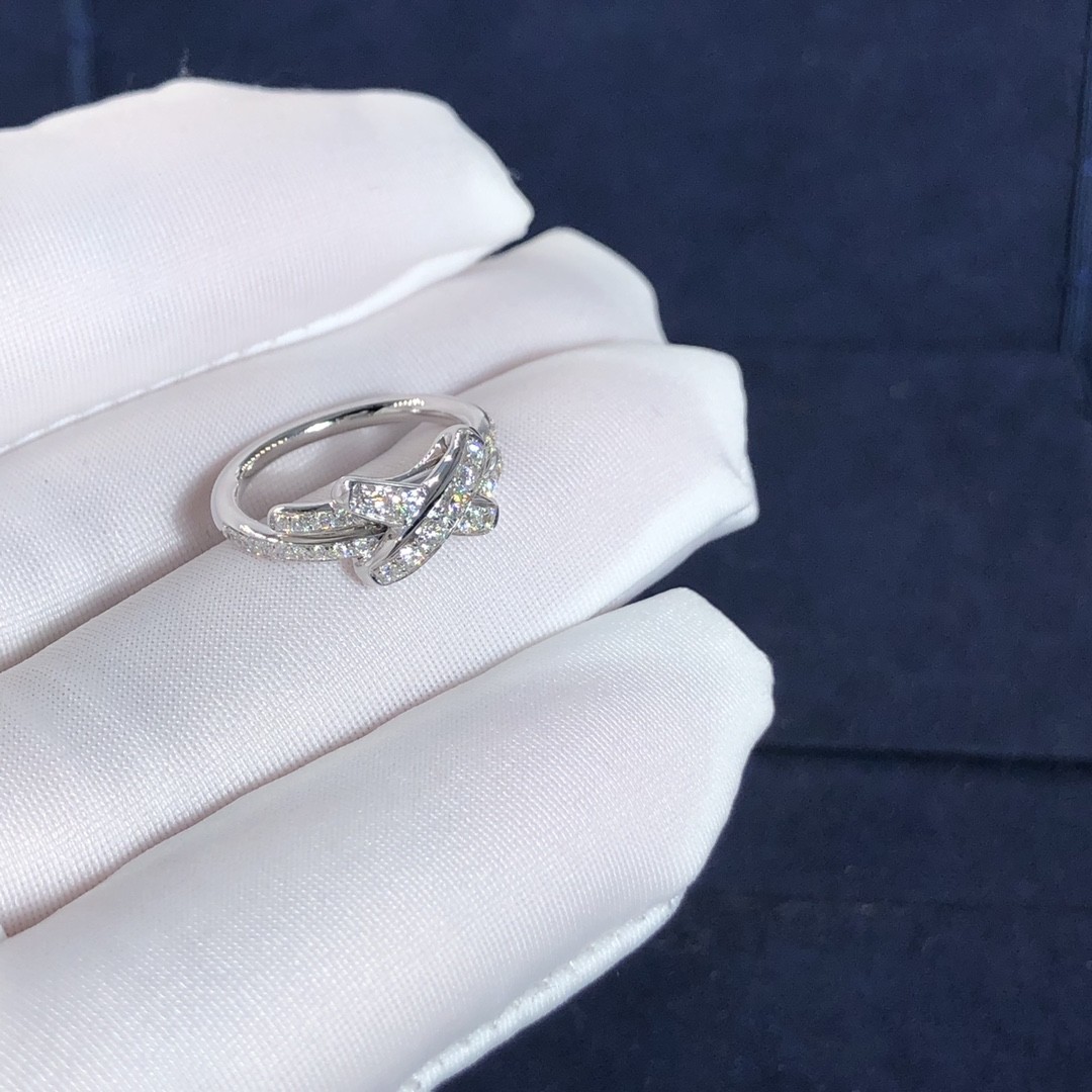 Chau Met Fashion Hot Selling Diamond Rings 18k Gold Ring Jeux De Liens Ring Natural Diamonds Real 18k Gold