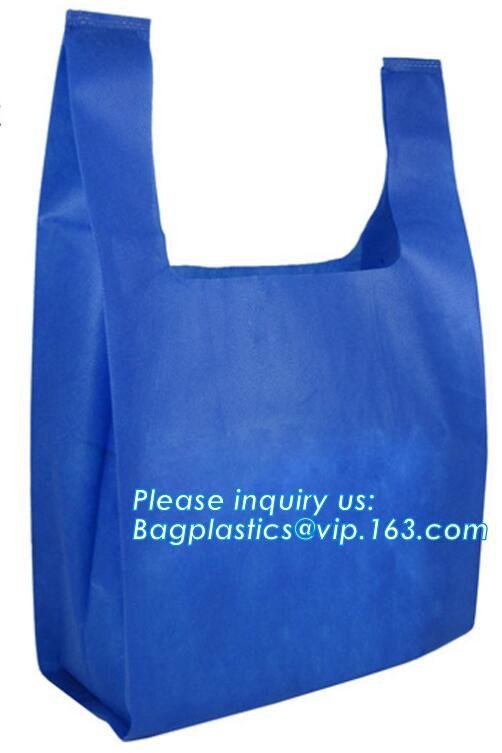 Promotional custom metallic laminated non woven bag, fabric reusable shopping bag, eco friendly non woven bag, pak, pkg