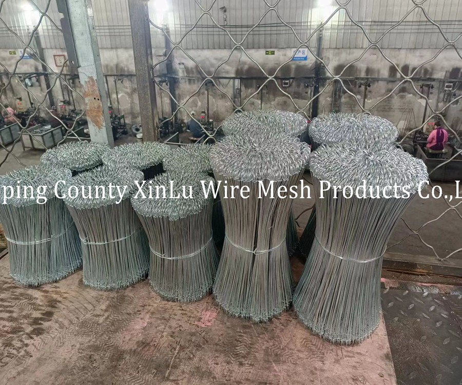 Premium Galvanized Tie Wire 4000pcs per Bundle PVC Coated Finish Building Q195 Galvanized Double Loop Wire Ties