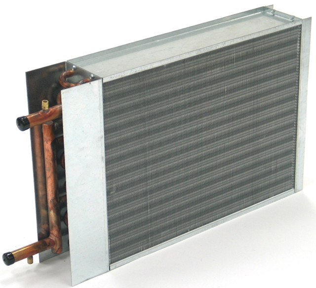 Hydrophilic Foil 2HP Pin Fin Type Heat Exchanger Grooved Design