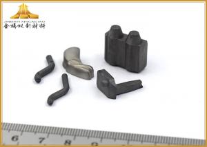 Smooth Surface Tungsten Carbide Wear Parts Customized Size For Steel Machining