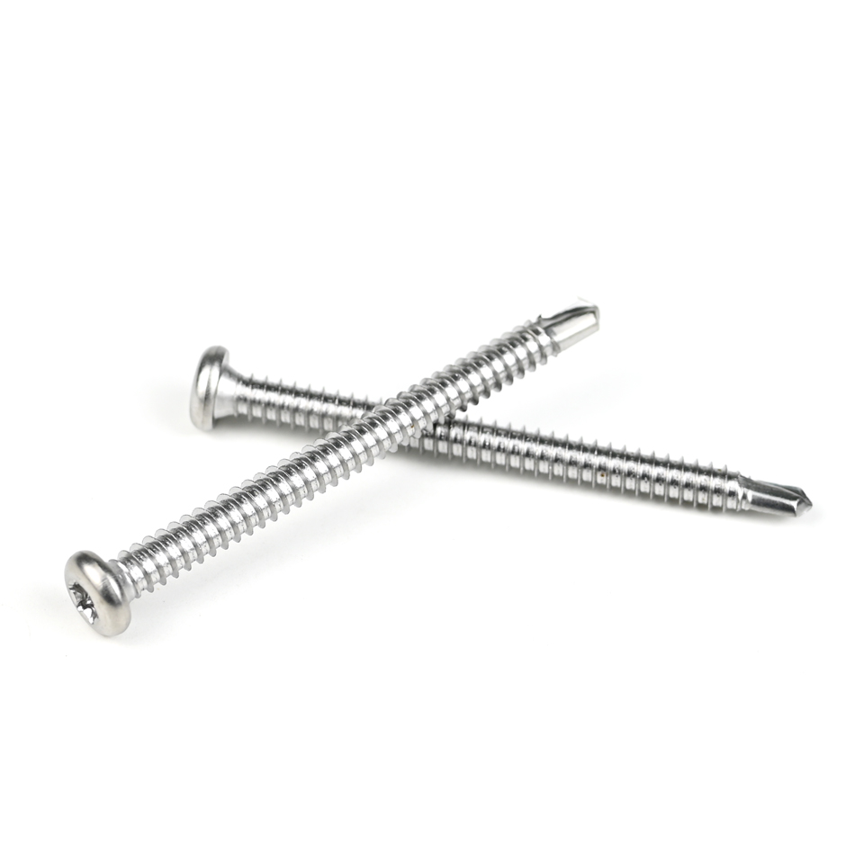 6.3 X75mm Zinc Plated Stainless Steel Self Drilling Screws for Electrical Appliances