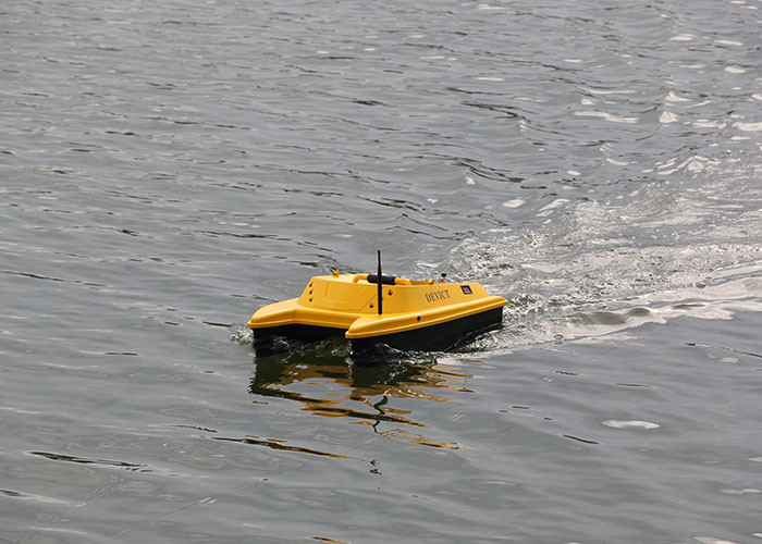 DEVC-303 yellow DEVICT fishing robot for bait boat , rc fishing boat