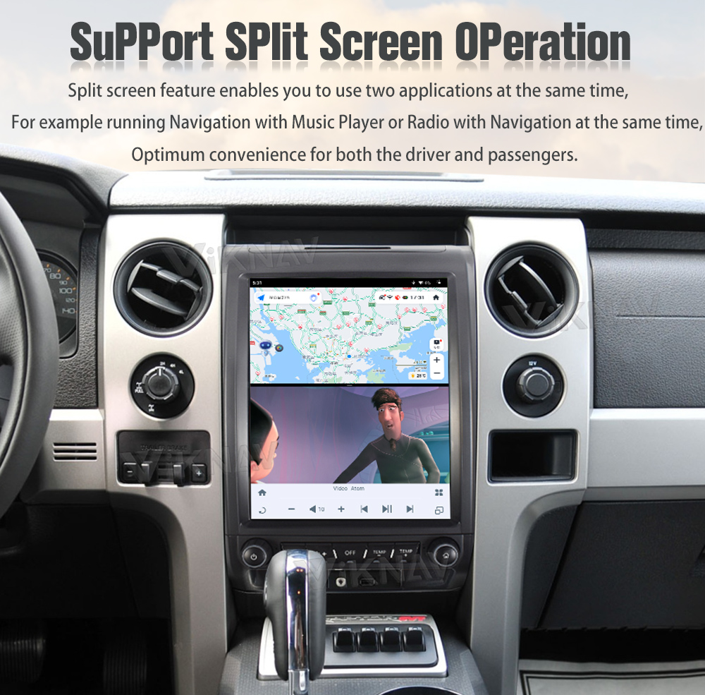 12.1inch Touch Screen Car Radio For Ford F150 2009 - 2012 Android 13 Multimedia Player GPS Navigation Head Unit Carplay