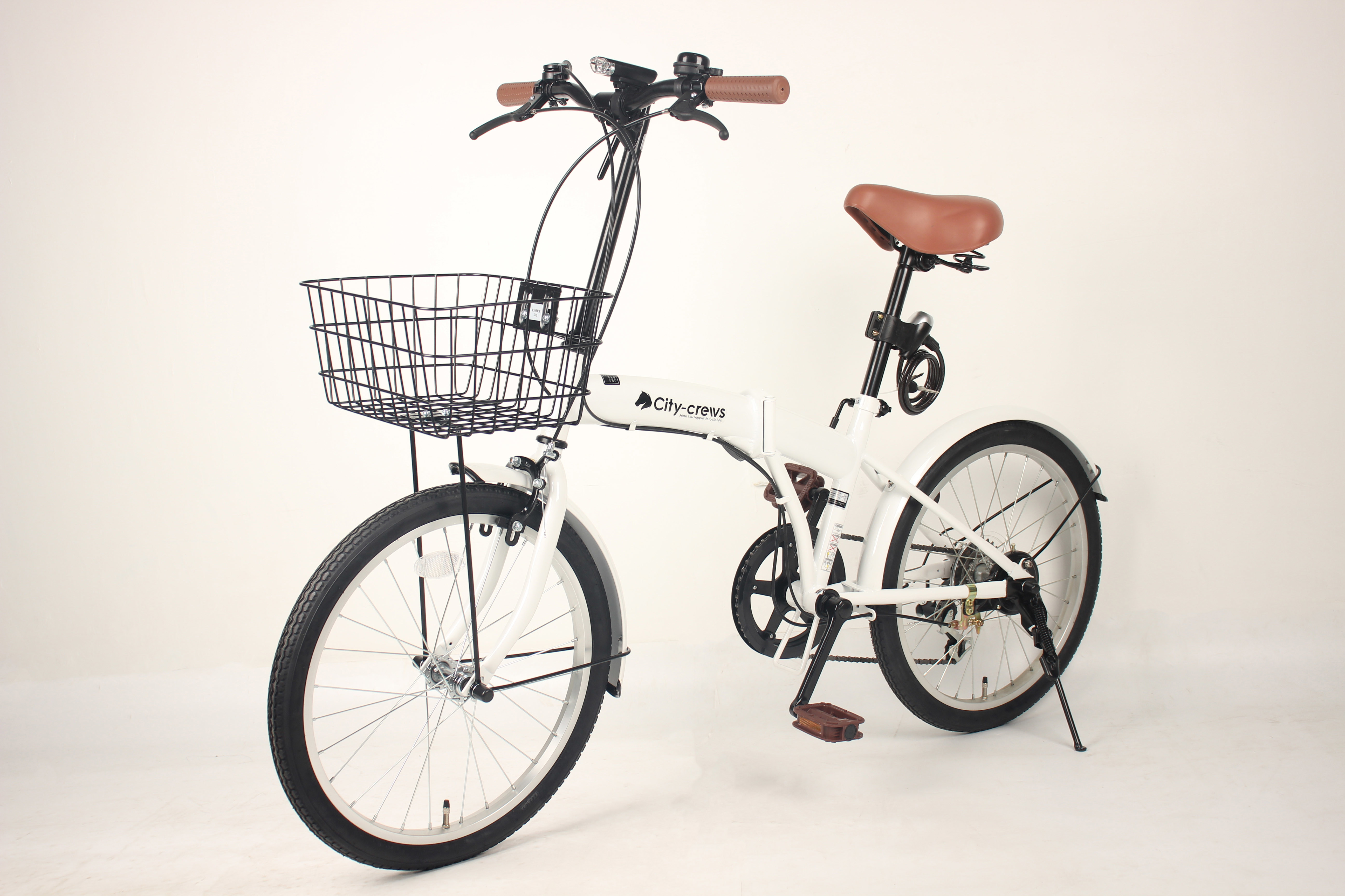 Comfortable Saddle Lightweight Folding Bicycle Adult Steel Rim For Commuting And Exercise