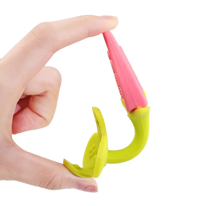 Reusable Odorless Baby Silicone Teether , Multipurpose Sensory Teething Toy